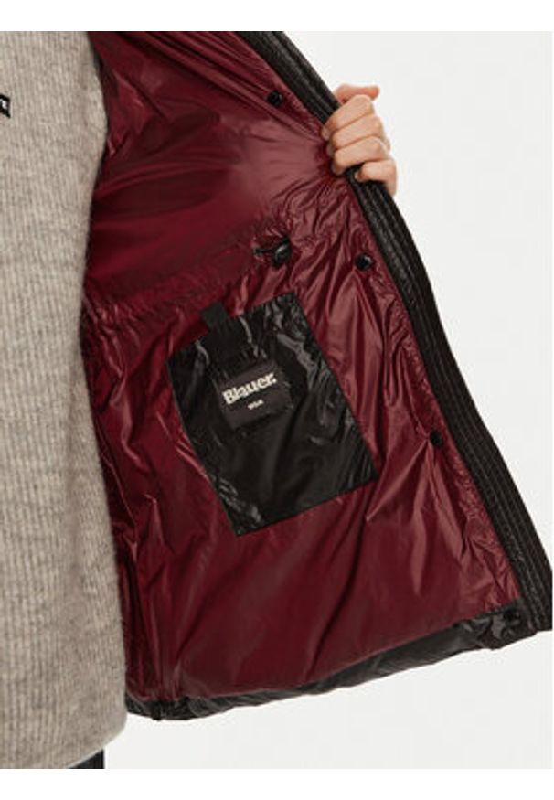 Blauer Kurtka zimowa 24WBLDB03558 Czarny Regular Fit. Kolor: czarny. Materiał: syntetyk. Sezon: zima