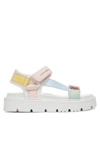 TOMMY HILFIGER - Sandały Tommy Hilfiger. Wzór: kolorowy