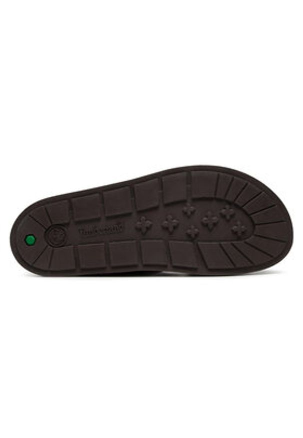 Timberland Klapki Amalfi Vibes Slide TB0A41A1V131 Brązowy. Kolor: brązowy. Materiał: skóra