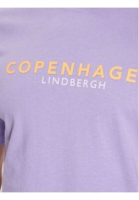 Lindbergh T-Shirt 30-400200 Fioletowy Relaxed Fit. Kolor: fioletowy. Materiał: bawełna #5
