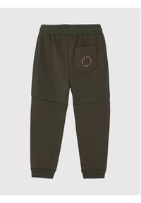 Mayoral Spodnie dresowe 4586 Zielony Regular Fit. Kolor: zielony. Materiał: bawełna #3