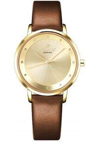 Zegarek Giewont Zegarek Damski Giewont Sapphire Złoty GW4130-A2. Kolor: złoty #1