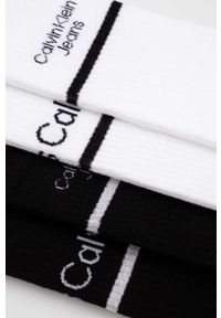 Calvin Klein Jeans skarpetki 4-pack męskie kolor czarny. Kolor: czarny #2