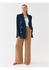 MICHAEL Michael Kors Spodnie materiałowe MF330K0AR4 Żółty Relaxed Fit. Kolor: żółty. Materiał: jedwab, wiskoza #4