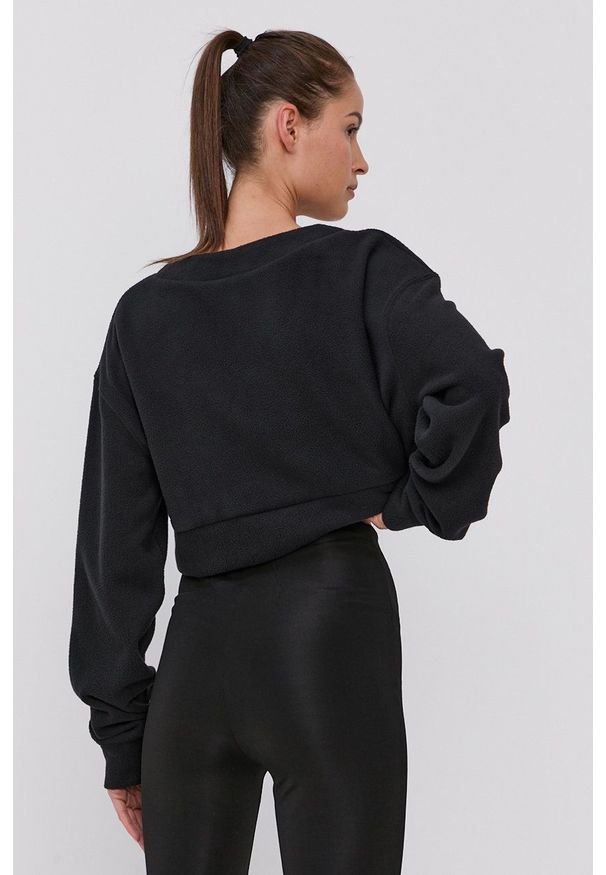 Reebok Classic - Bluza. Kolor: czarny. Materiał: tkanina. Wzór: gładki