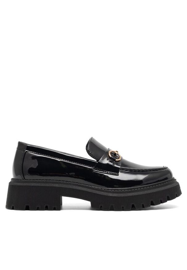 DeeZee Loafersy MAEVE WS5621-17 Czarny. Kolor: czarny