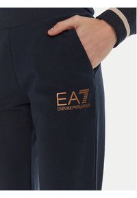 EA7 Emporio Armani Dres 6DTV53 TJVHZ 1562 Granatowy Slim Fit. Kolor: niebieski. Materiał: bawełna #3