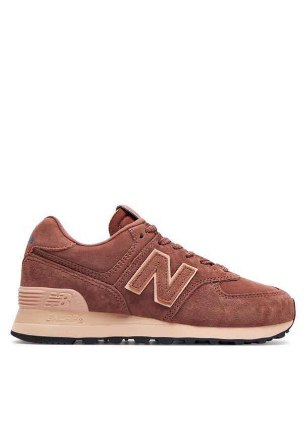 New Balance Sneakersy U574LWG Brązowy. Kolor: brązowy. Materiał: materiał. Model: New Balance 574