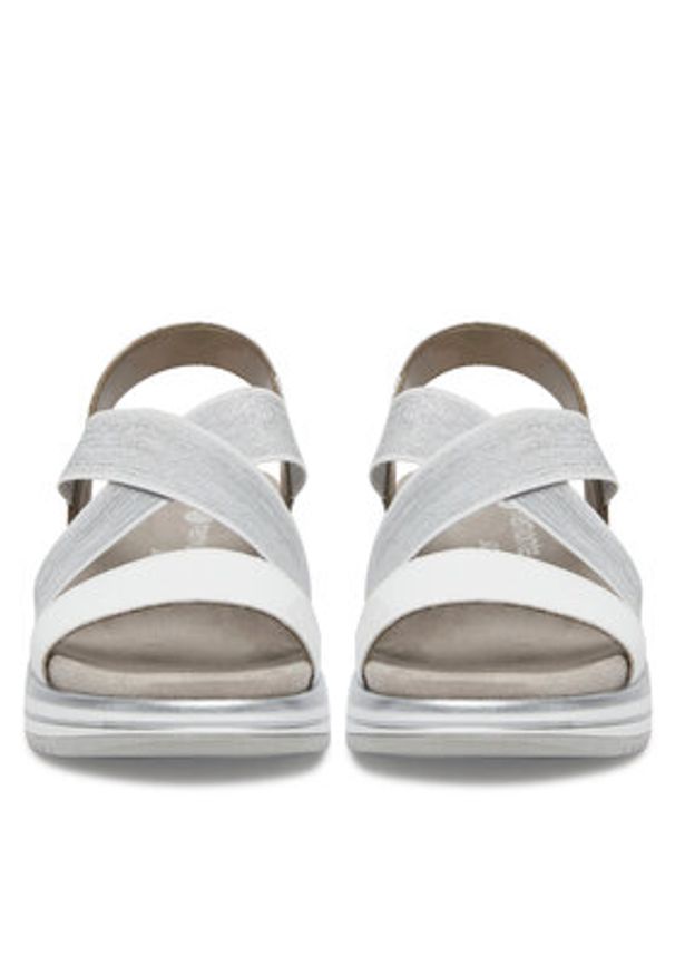 Remonte Sandały D1J50-81 Biały. Kolor: biały. Materiał: syntetyk, materiał