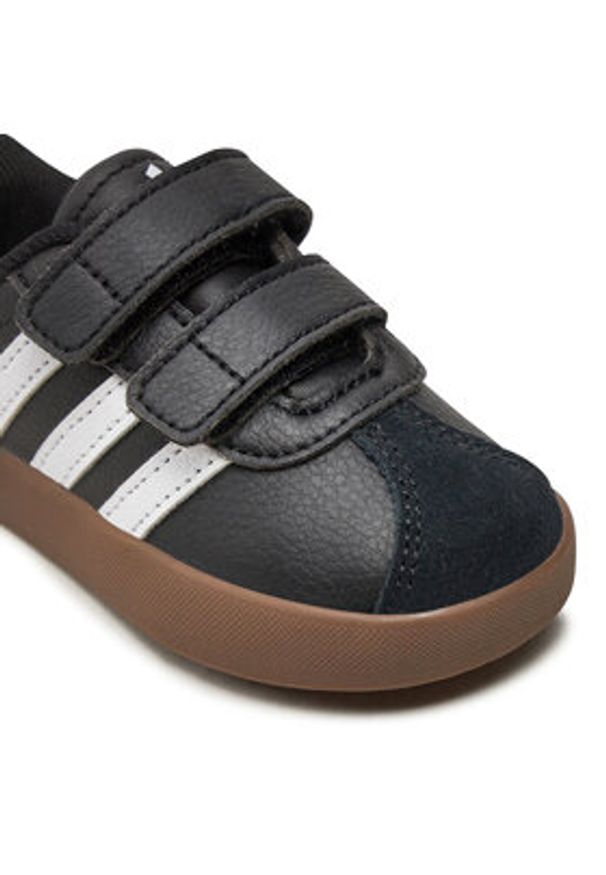 Adidas - adidas Sneakersy Vl Court 3.0 Cf I ID9156 Czarny. Kolor: czarny. Materiał: skóra