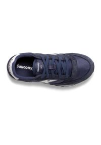 Trenerzy dziecięcy Saucony jazz original. Okazja: na co dzień, na uczelnię. Kolor: biały, wielokolorowy, niebieski. Materiał: materiał