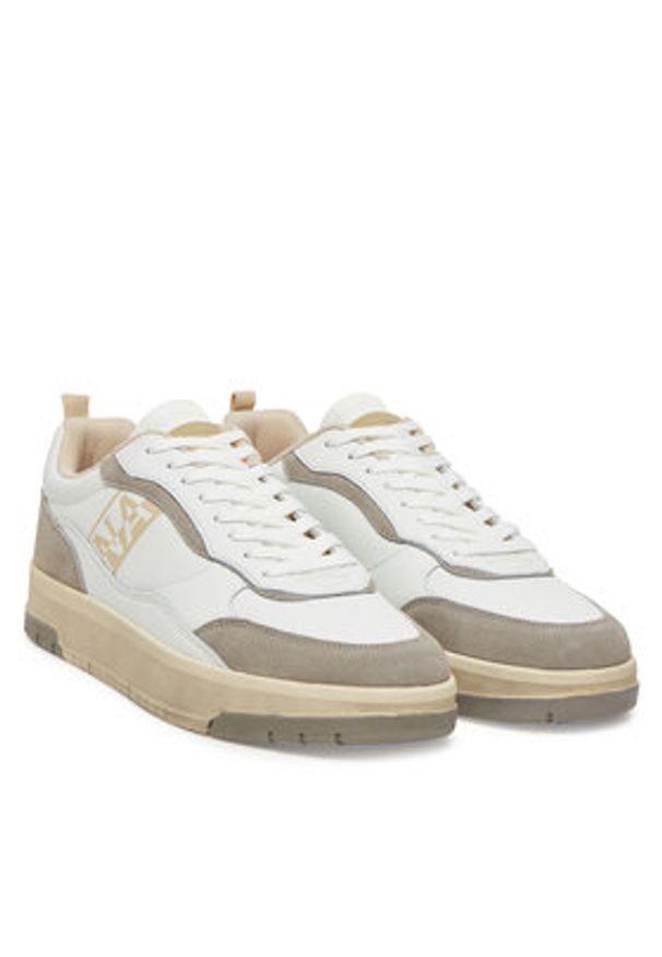 Napapijri Sneakersy Dust NP0A4IQZ Biały. Kolor: biały. Materiał: skóra