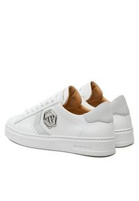 Philipp Plein - PHILIPP PLEIN Sneakersy FADS MSC3998 PLE005N Biały. Kolor: biały. Materiał: skóra #6
