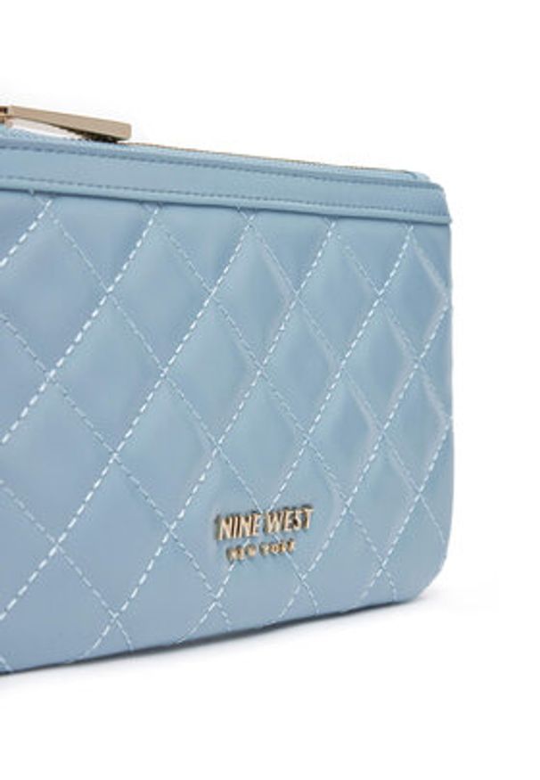 Nine West Torebka LILLA1 Niebieski. Kolor: niebieski. Materiał: skórzane