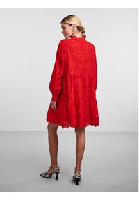 YAS Sukienka 26027162 Czerwony Regular Fit. Kolor: czerwony #5