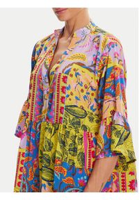 Iconique Sukienka letnia IC25-124 Kolorowy Relaxed Fit. Materiał: syntetyk. Wzór: kolorowy. Sezon: lato