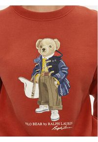 Polo Ralph Lauren Bluza 211910127001 Czerwony Regular Fit. Typ kołnierza: polo. Kolor: czerwony. Materiał: bawełna #5