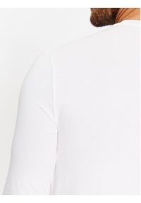 Trussardi Jeans - Trussardi Longsleeve 52T00763 Biały Regular Fit. Kolor: biały. Materiał: bawełna. Długość rękawa: długi rękaw