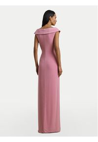Lauren Ralph Lauren - LAUREN RALPH LAUREN Sukienka wieczorowa 253863940023 Różowy Slim Fit. Kolor: różowy. Materiał: syntetyk. Styl: wizytowy