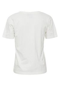 ICHI T-Shirt 20118104 Biały Regular Fit. Kolor: biały #2