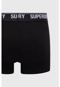 Superdry bokserki (3-pack) męskie kolor czarny. Kolor: czarny. Materiał: bawełna #5