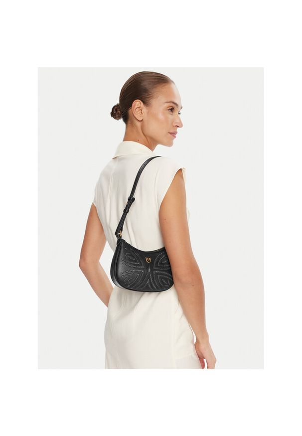 Pinko - Torebka PINKO. Kolor: czarny