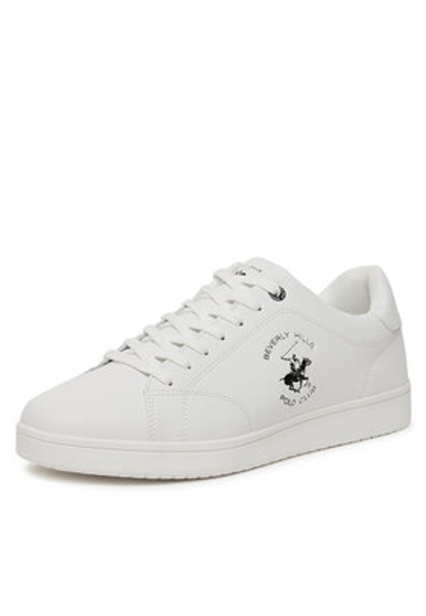 Beverly Hills Polo Club Sneakersy MYL-CE23388A Biały. Kolor: biały. Materiał: materiał