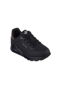 skechers - Buty sportowe Sneakersy dziewczęce, Uno Gen1 - Shimmer Away. Kolor: czarny. Sport: turystyka piesza