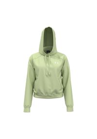 Bluza damska Under Armour Pro Fleece Hoodie. Kolor: zielony. Sport: fitness #1