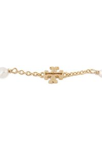 Tory Burch Bransoletka Kira Pearl Delicate Chain 136788 Złoty. Materiał: metalowe. Kolor: złoty #5