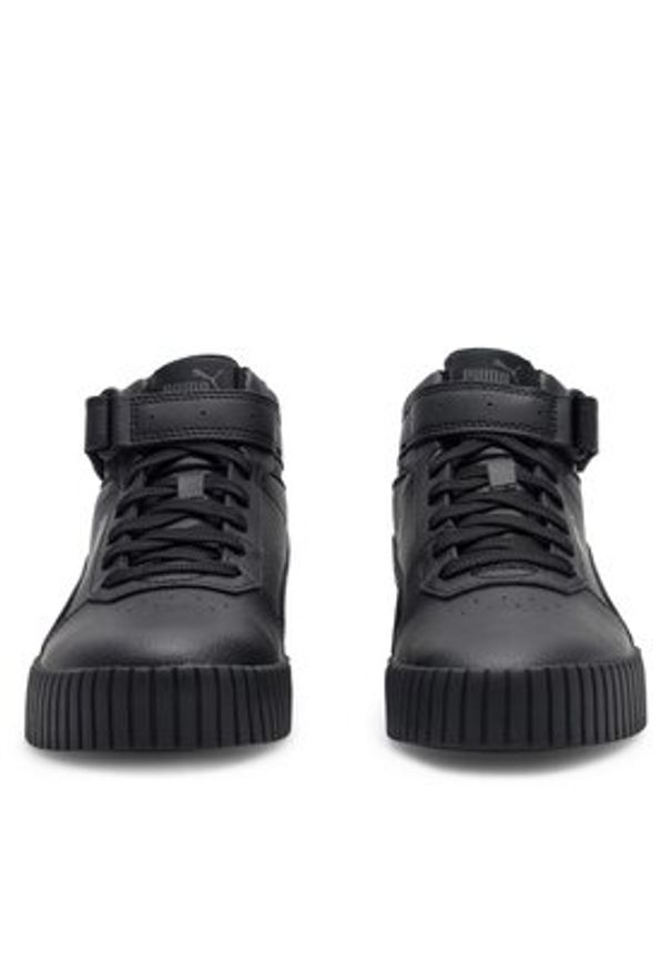 Puma Sneakersy Carina 2.0 Mid Jr 38737601 Czarny. Kolor: czarny. Materiał: skóra