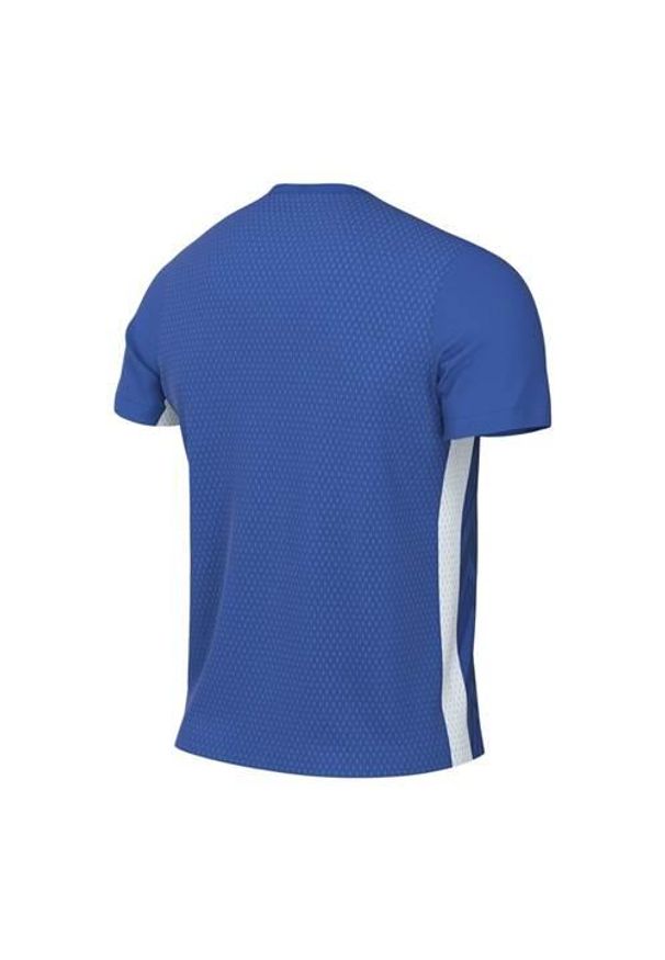 Koszulka treningowa chłopięca Nike Dri-fit Challenge. Kolor: wielokolorowy, biały. Długość rękawa: krótki rękaw. Technologia: Dri-Fit (Nike). Długość: krótkie. Sport: turystyka piesza