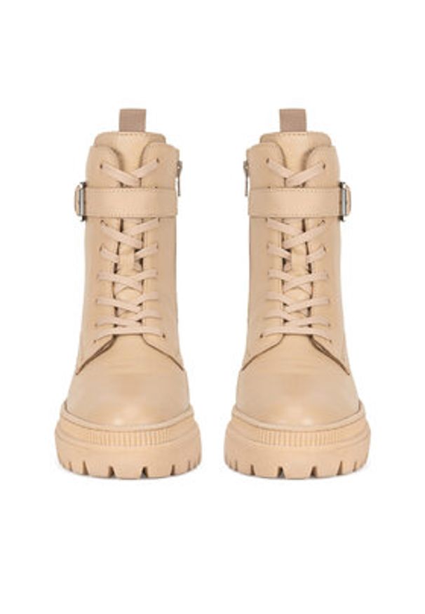 Lasocki Trzewiki WI16-14097-06 Beżowy. Kolor: beżowy. Materiał: skóra