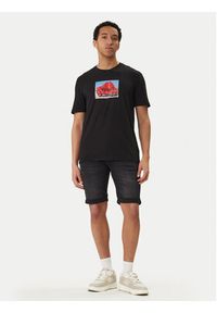 Hugo - HUGO T-Shirt Dostino 50557674 Czarny Regular Fit. Kolor: czarny. Materiał: bawełna #5