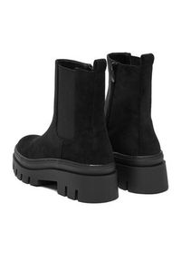 DeeZee Botki HX21069-1A Czarny. Kolor: czarny. Materiał: materiał