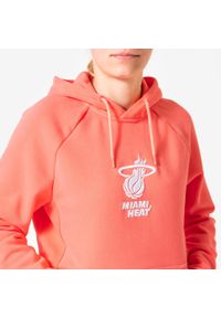 TARMAK - Bluza do koszykówki dla mężczyzn i kobiet Hoodie 900 NBA. Kolor: różowy, czerwony, wielokolorowy. Materiał: materiał, tkanina. Sport: koszykówka