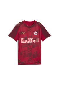 Puma - Młodzieżowa trzecia koszulka FC Red Bull Salzburg 25/26 PUMA. Kolor: wielokolorowy, czerwony, beżowy. Sport: piłka nożna #1