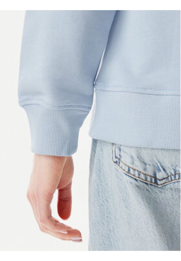 Calvin Klein Jeans Bluza Gradient Monologo J20J225360 Błękitny Regular Fit. Kolor: niebieski. Materiał: bawełna. Wzór: gradientowy