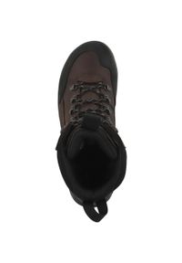 ecco - Buty trekkingowe męskie Ecco Offroad Mid. Wysokość cholewki: za kostkę. Zapięcie: sznurówki. Kolor: wielokolorowy, czarny, brązowy. Materiał: skóra. Szerokość cholewki: normalna. Sport: turystyka piesza