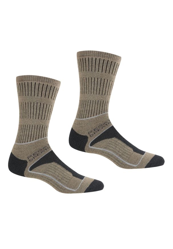 Regatta - Skarpety damskie Lady Samaris 3Season. Kolor: brązowy. Materiał: włókno. Sport: turystyka piesza