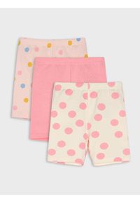 Sinsay - Kolarki 3 pack - różowy. Kolor: różowy #1