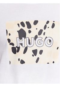 Hugo T-Shirt Dulive 50498220 Biały Regular Fit. Kolor: biały. Materiał: bawełna #3