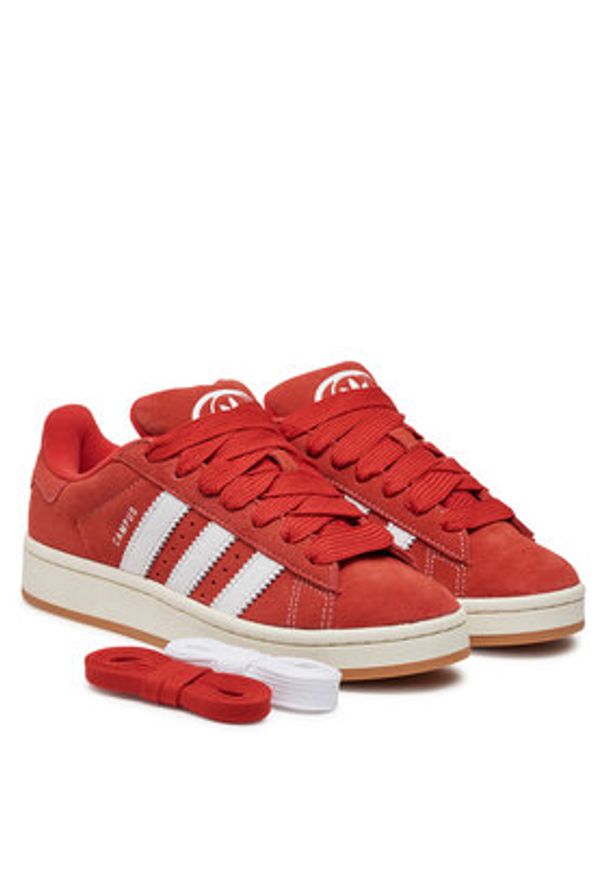 Adidas - adidas Sneakersy H03474 W Czerwony. Kolor: czerwony. Materiał: skóra, zamsz