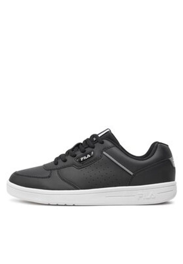 Fila Sneakersy C. Court Teens FFT0066 Czarny. Kolor: czarny. Materiał: skóra