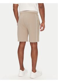 BOSS Szorty sportowe Tracksuit Short 50540752 Beżowy Regular Fit. Kolor: beżowy. Materiał: syntetyk, bawełna. Styl: sportowy #4