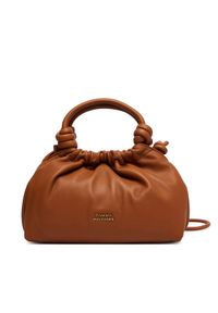 TOMMY HILFIGER - Tommy Hilfiger Torebka Th Soft Leather Med Crossover AW0AW18369 Brązowy. Kolor: brązowy. Materiał: skórzane #1