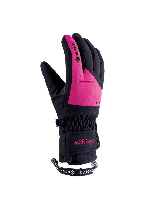 Rękawice narciarskie damskie Viking Sherpa GTX. Kolor: różowy. Technologia: Gore-Tex. Sport: narciarstwo