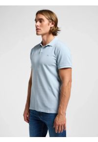 Lee - MESKA KOSZULKA POLO LEE GARMENT DYE POLO CONCRETE GRAY 112363859. Typ kołnierza: polo #2