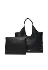 Karl Lagerfeld - KARL LAGERFELD Torebka A3W30302 Czarny. Kolor: czarny. Materiał: skórzane