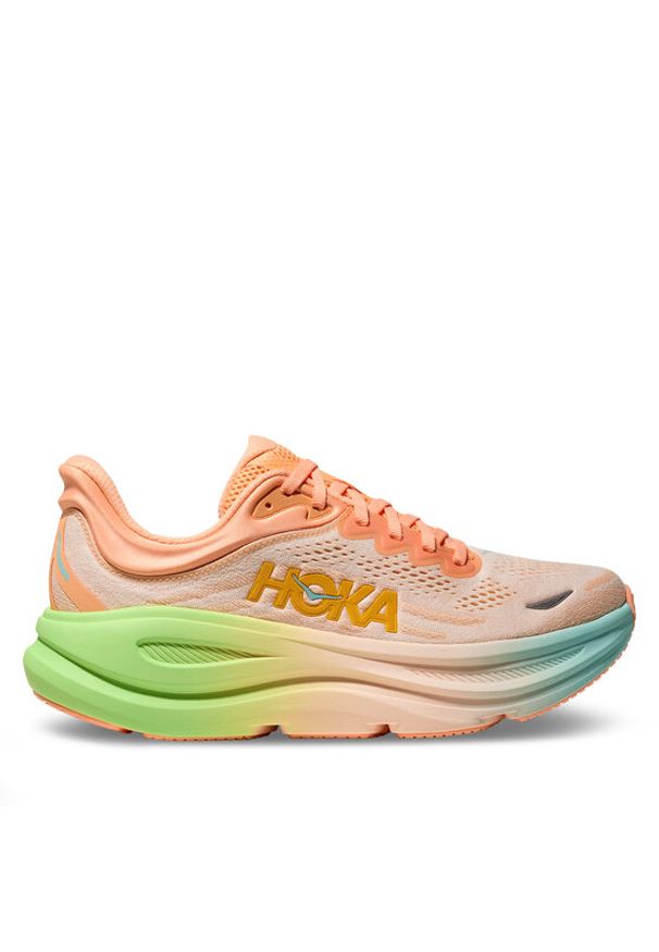 HOKA - Hoka Buty do biegania Bondi 9 1162011 Pomarańczowy. Kolor: pomarańczowy. Materiał: materiał